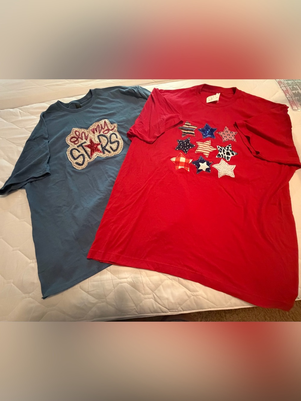 NWT Set of Two Americana T-shirts Size 2XL